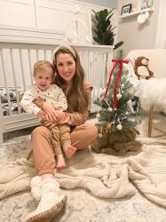 DECORATING A MINI TREE WITH YOUR TODDLER