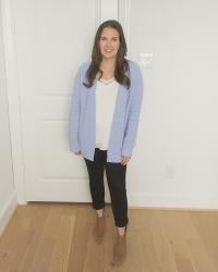 Light Blue Cardigan Sweater