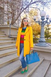 Cozy Yellow Coat
