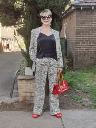 IT IS A JUNGLE OUT THERE - HOW I WORE MY ANIMAL PRINT TROUSER SUIT