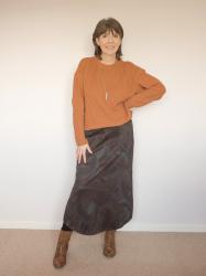 Ponte Knit Winter Maxi Skirt