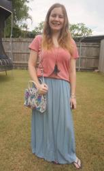Colourful Tees and Maxi Skirts: Weekday Wear Link Up