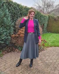 Magenta and green & Fancy Friday