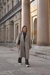 Oversize trench coat