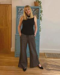 Dressed Up Me + Em Wide Leg Ponte Trousers