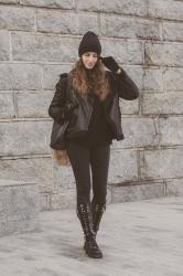 All Black Winter Outfit 