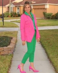 Pink and Green for Spring