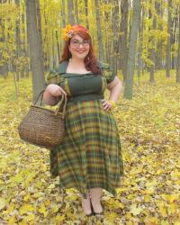 Golden Afternoon!  My review of the Voodoo Vixen Ella Tartan Flare Dress