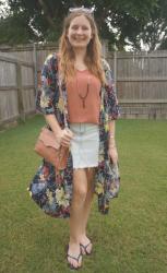 Thrifted Camis, Floral Cover Ups, and Studded MAB Crossbody Bag