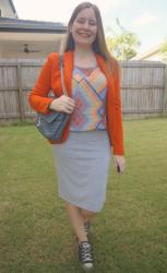 Printed Tanks and Pencil Skirts In The Office | Weekday Wear Link Up