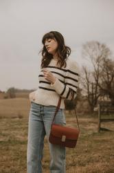 A Timeless Outfit ft. the St. Roche Sissy Sweater + Sézane Milo Classic Bag