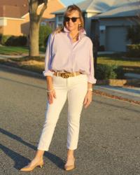 Spring Outfit Ideas – White Denim