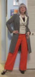Reader Request: Orange Boss Lady Pants, With a Vest and a Frock Coat