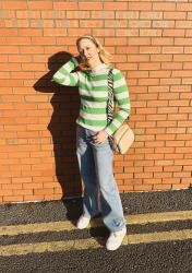 Styling Jeans And A Striped Jumper