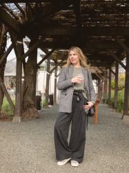 What to wear with wide-leg pants
