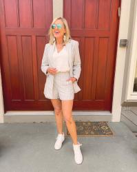 Dressy Shorts Outfit Over 40