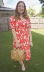 Coral Kmart Dresses and Chloe Ethel Bag For Kid's Birthday Parties