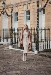 How To Style A Classy Bodycon Dress – Elegant Spring Neutrals