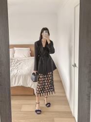 A week of outfits with a blazer