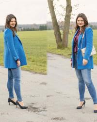 Shades of Blue: Ein Frühlingslook in verschiedenen Blautönen