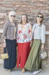 How To Wear Long Skirts Without Looking Frumpy-Thrifty 6 How To Wear Long Skirts Without Looking Frumpy-Thrifty 6