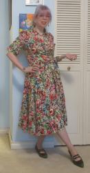 Dress Week: Linen Fireworks Dress