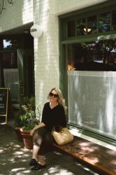 Black Mules Outfit & A Fave Sacramento Spot