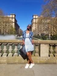First Time In Spain, Pamplona:  Skater Dress Outfit
