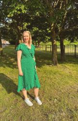 Styling The Green Polka Dot Dress