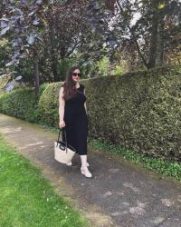How to style a knit dress in spring