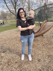 baby's 1st time at the park!