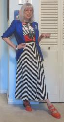 Bigass Weekend Wrap-Up: Cobalt, Adidas and Chevrons; Primary Plaids for Brunch; Winesday in Backyard Goth, Plus Regret-Me-Nots
