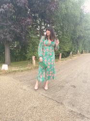 Another Vibrant Dress from Jenerique - #Chicandstylish #LINKUP
