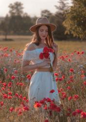 Poppy red