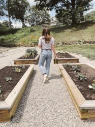 How-to build raised garden beds.