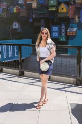 Summer Style: Tailored Shorts + Stripes