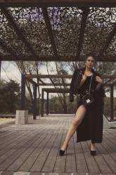 MAXI Z ROZCIĘCIEM | CZARNY TOTAL LOOK | RAMONESKA