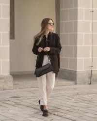 Black oversize blazer 