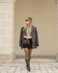 Wool oversize blazer