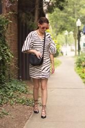 H&M Zebra Striped Dress For a Hot Summer in 2023