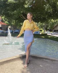 Colorful Summer Outfit | Yellow Edition