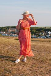 Styling My Classic Boho Maxi Dress (Again!) in Cornwall
