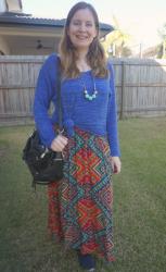 Two Ways To Layer A Colourful Spaghetti Strap Maxi Dress For Winter