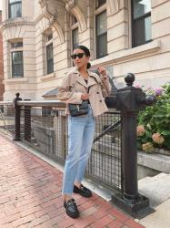 Chunky loafers outfit + Nordstrom try ons