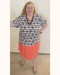 Adding an Orange Beauty Bundle to Summer Outfits with Neutrals