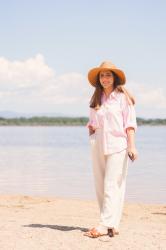 Linen at the beach