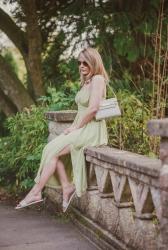 Tinkerbell Inspired Green Midi Dress