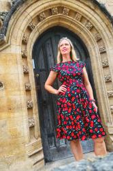 Styling A Cherry Swing Dress In Your 50s