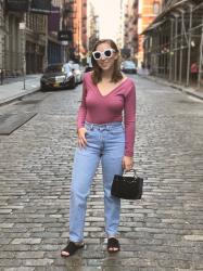 HOW TO SHOP FOR VINTAGE JEANS WHEN YOU'RE PETITE & CURVY