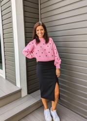 Polka Dot Sweater